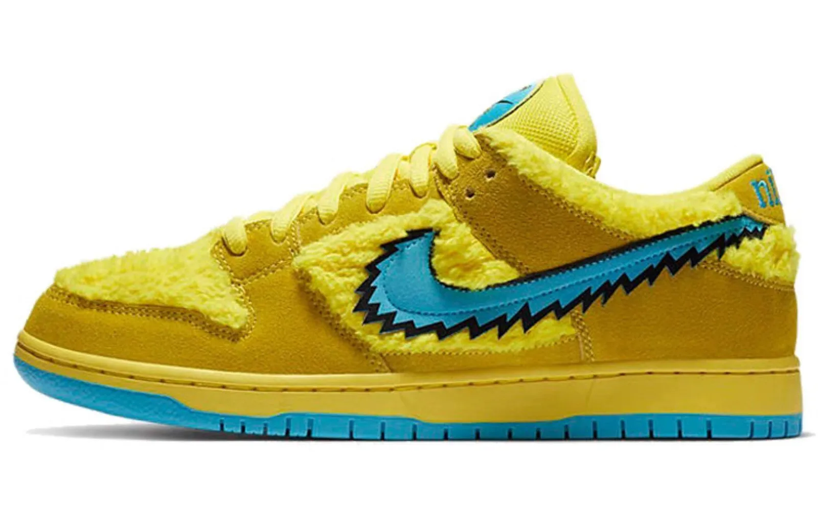 Единорог SB Dunk X надёжный Танцующий медведь желтого зеленого оранжевого цвета