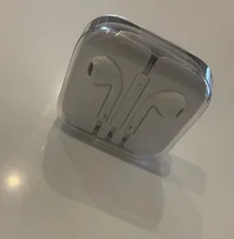 Apple-auriculares EarPods originales con conector de 3,5mm, micrófono con cable para iPhone SE, 5S, 5C, 6, 6s Plus, iPad