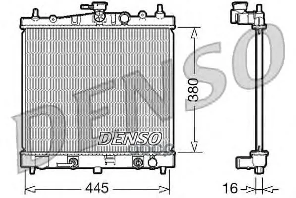 Радиатор Системы Охлаждения Denso арт. DRM46021