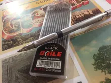 Lápiz mecánico de 2,0mm 2B, lápiz de actividades de escritura y dibujo, recambio de with12-color, papelería para oficina y escuela