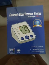 Tensiómetro automático para la parte superior del brazo, tensiómetro Digital, esfigmomanómetros de presión arterial para el hogar con pantalla LCD grande