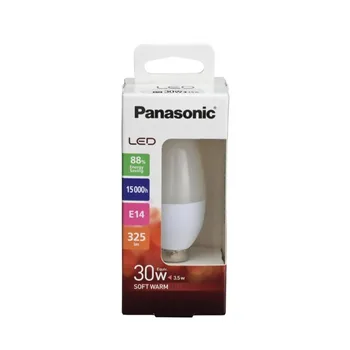 

[Pack 10] Panasonic Panalight PS Frost Candle E14 3.5W 2700K