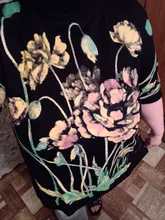 Women Hoodies Sweatshirts Floral DIMANAF Pullover Tops Turtleneck Print Black Plus-Size