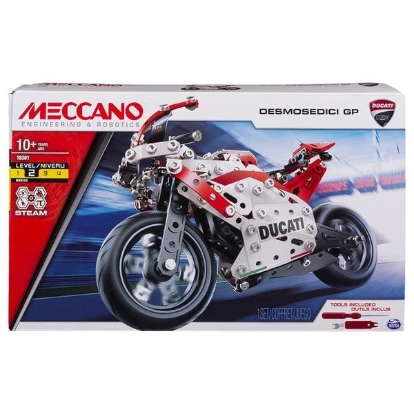 Meccano-Jouet de Construction Moto DucSauparts, Ingénierie et Robotique,  pour Enfants à partir de 10 ans - AliExpress