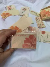 El Sr. De papel 30 unids/caja 8 diseños Ins estilo de flores y hierba serie creativo mensaje cuenta mano Deco DIY caja de cerillas, Material de papel