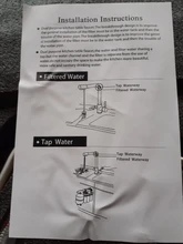 Filtro de grifo de cocina cromado para beber agua pura grifo de cocina montado dos manijas 3 vías agua caliente y fría grifería de cocina