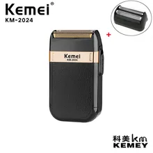 

Мужские бритвы Kemei KM-2024 USB электробритва Classic, профессиональные перезаряжаемые бритвы для удаления волос