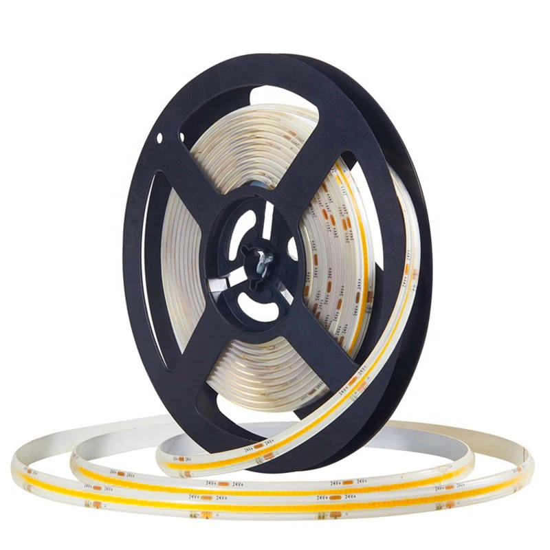 

12V COB LED Strip Light Colorful 512 LEDs/m High Density Flexible FOB COB Led Lights Warm White Purple Red Auto Car Decor