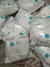 Mascarilla facial ffp2 KN95 con filtro, máscara antipolvo con ventilación, 100 Uds.