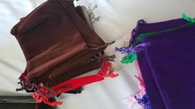 Lote de 50 unidades de bolsitas de terciopelo de colores, bolsitas de terciopelo con cordón, 5x7cm, 7x9cm, 8x10cm, 9x12cm
