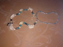 IPARAM-Pulsera de cuerda con conchas para mujer, brazalete de hilo, tobillera, estilo bohemio, vintage, playa, fiesta