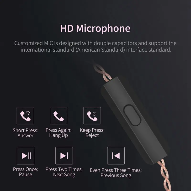 KZ ZSN 1DD + 1BA Гибридные наушники Heavy Bass HiFi Мониторы с шумоподавлением Наушники 3 5 мм