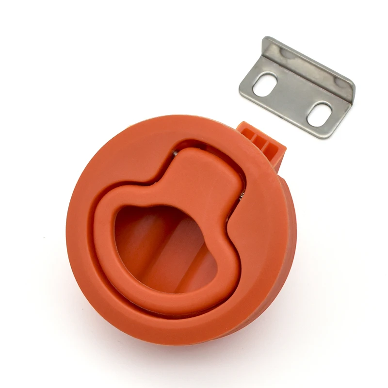 

Plastic Round Lock Pull Ring Handle Cam Lock Machinery Use Flush Boat Latch For RV Boat Marine Trailer