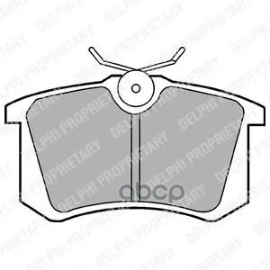Колодки Задние Audi A4(B6, B7), A6(C4, C5), Vw Passat(3b2) Lp571 Delphi арт. LP571