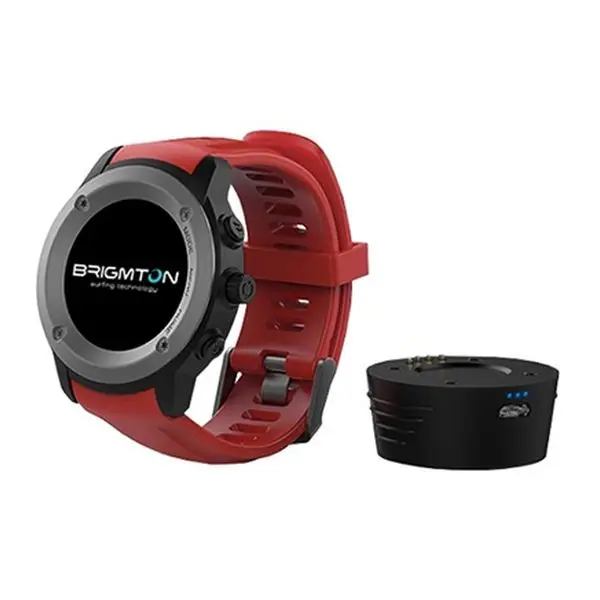 Умные часы BRIGMTON BWATCH-100GPS-R 1," ЖК-дисплей Bluetooth красный