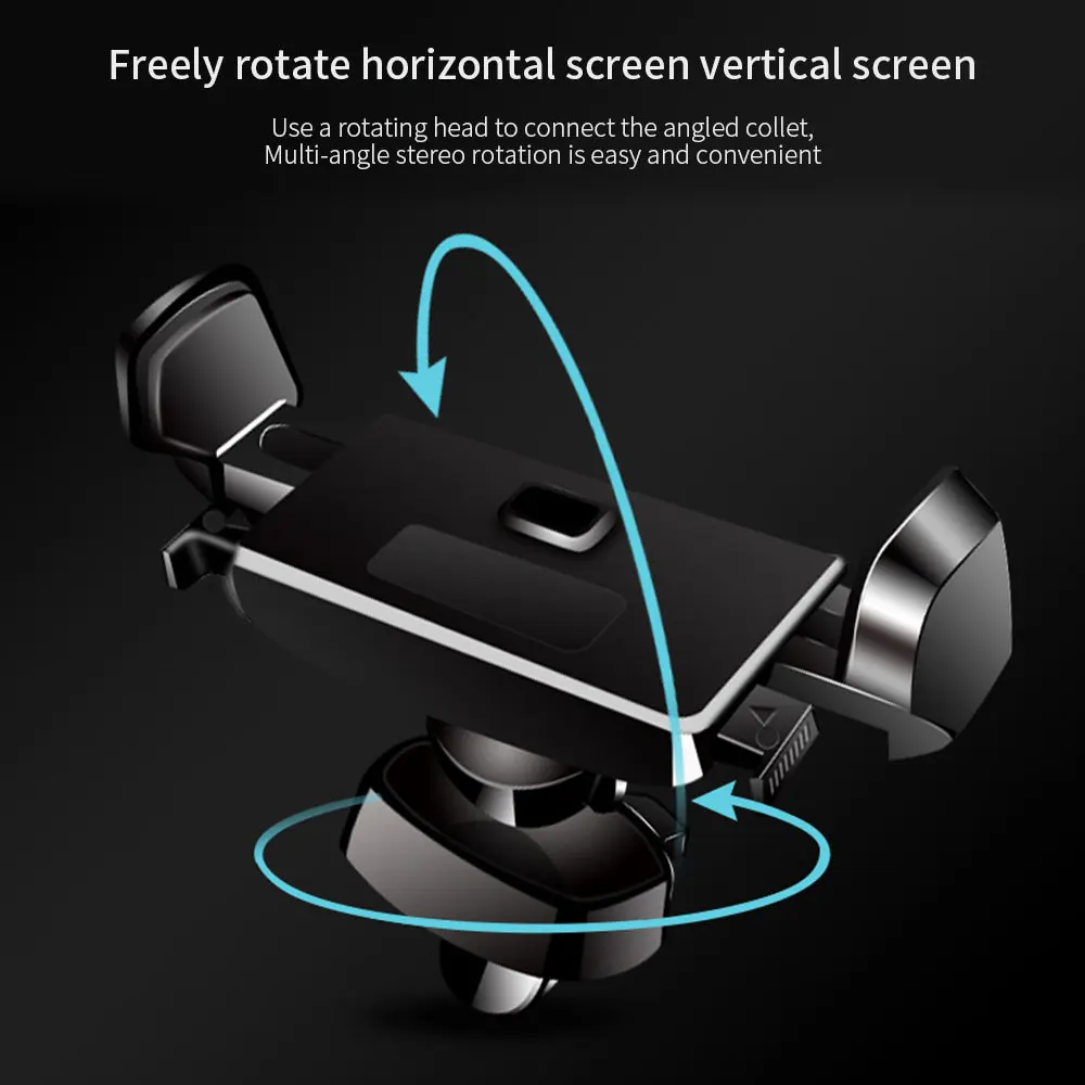 KISSCASE Auto Telefon Halter Für iPhone 11 7 8 XR X 6 Air Vent Outlet Clip Halterung Ständer Automa