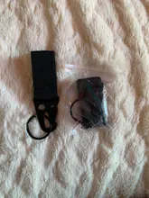 Molle Correa adjuntar clip de cinturón mochila al aire libre de la correa cierre Quickdraw mosquetón campamento agua percha de botella táctico Gancho de soporte