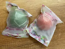 Konjac-esponja Exfoliante para limpieza Facial, 6 colores, Natural, Konnyaku, limpieza profunda