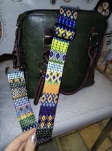 Bag Strap Hanger Handbag-Accessories Ornament Decorative Obag-Handle Colored-Belt Rainbow