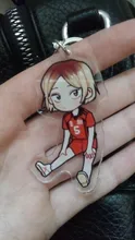 Llavero con anilla de voleibol para niño, Haikyuu, Anime Llavero bonito llavero de dibujos animados sleutelhanger 2020 nuevo llaveros Accesorios