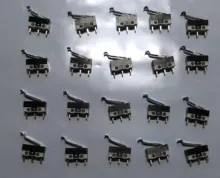 Micro-Limit-Switch Roller-Lever SPDT Momentary Push-Button Long-Handle 3pins 1A 125V