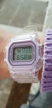 Reloj de moda para hombre y mujer, cronógrafos deportivos digitales transparentes e informales, de pulsera, de regalo para enamorados