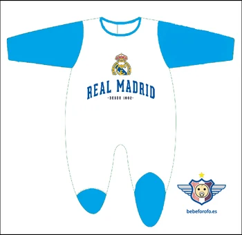 

Pajama Sleepsuit White and Blue Real Madrid Official 12 months