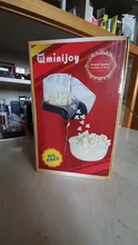 Popcorn-Maker Mini Household 1200W for Home Kitchen Healthy Hot-Air Oil-Free
