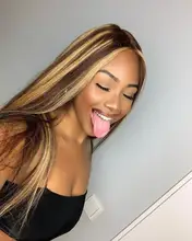 4 27 peluca Ombre hueso recto peluca con malla frontal 13x4 13x6x1 marrón encaje de colores frente pelucas de cabello humano cierre 4x4 peluca 180%