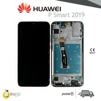 

LCD DISPLAY TOUCH SCREEN FRAME HUAWEI P SMART 2019 POT-LX1 black SCREEN glass