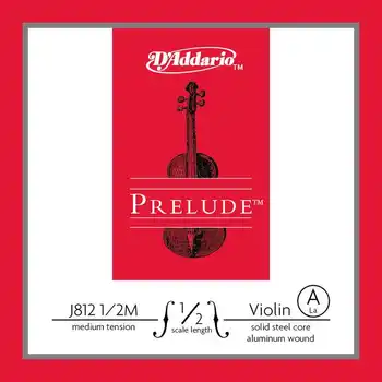 

J812-1/2m-b10 prelude string A/LA for violins 1/2, Ms. Tension, 10 PCs, D'Addario
