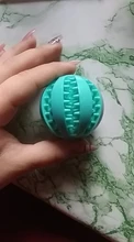 Ball-Toy Watermelon Cleaning-Ball Rubber Interactive-Bouncing-Ball Pet Tooth Leaking