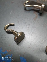 Imán de neodimio N52, gancho Vertical de 3KG, 4KG, 6KG, Base magnética, pegatina para nevera multifunción, 1 ud.