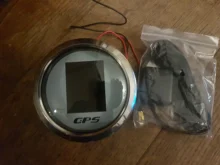 Velocímetro con antena GPS para coche de barco, odómetro ajustable, voltímetro, 9-32V, pantalla TFT, resistente al agua