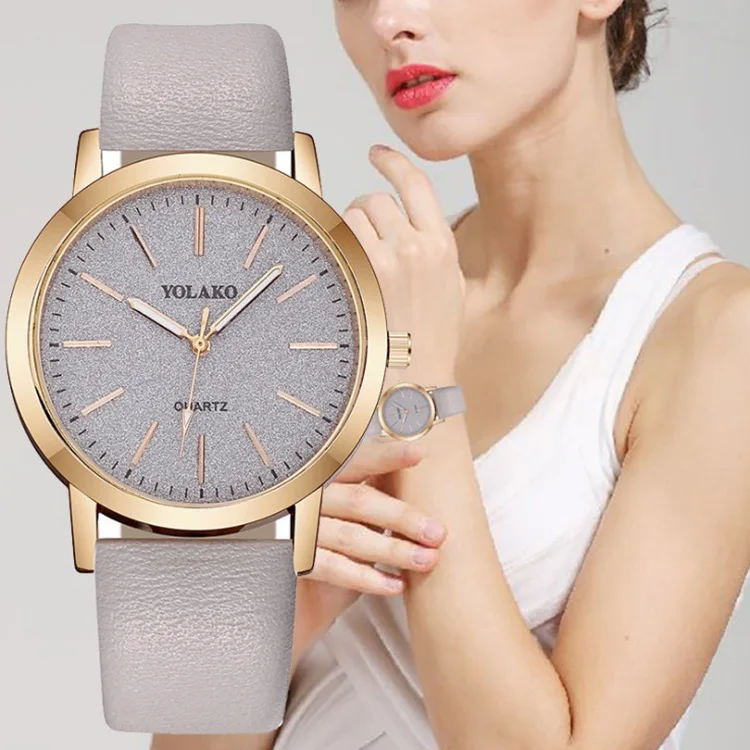 2020 montre femme Лидер продаж личность тренд Двусторонняя полые детские часы с кожаным