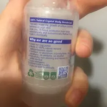 Desodorante de cristal de 60g para hombres y mujeres, palo de alumbre, eliminador de olor de axila corporal, antitranspirante, palo desodorante indefinido