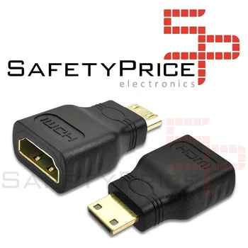 

Mini HDMI male converter type C to HDMI female adapter type a HD TV connector