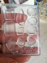 Molde de silicona geométrico para Pendientes colgantes, herramienta de fabricación artesanal de resina, decoración hecha a mano, resina epoxi para joyería, 1 Uds.