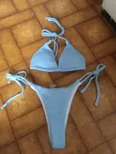 Tankini Swimsuits Bandage Bathing-Suit Swimwear Women Brazilian-Set Two-Pieces Blue Purple