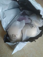 IMAGIC-esponja de maquillaje, esponjilla en forma de lágrima para aplicación de base y corrector en crema, esponja suave, mojar abundantemente con agua antes de utilizar, venta al por mayor