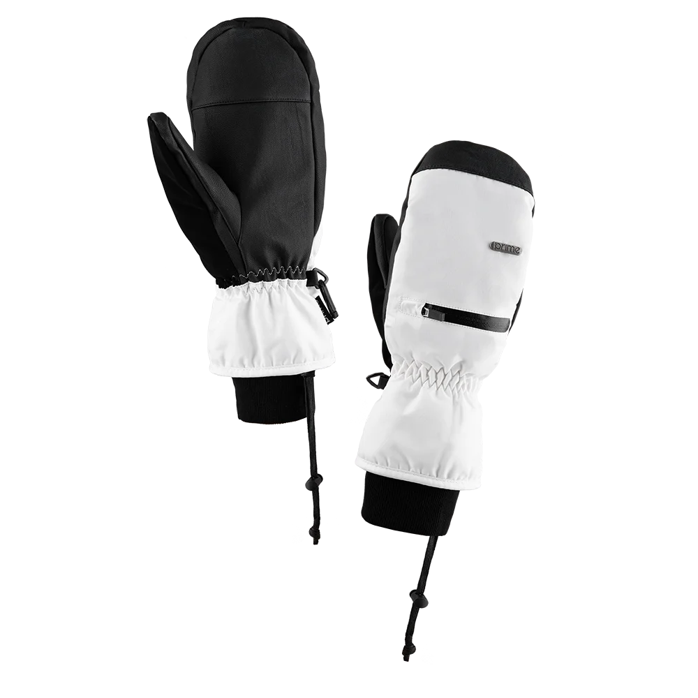Варежки PRIME Snowboards Cool для сноуборда и горных лыж белые|Лыжные перчатки| |