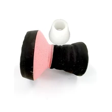 Чаша для кальяна, керамическая Натуральная глина, аксессуары для чаши, высокотемпературный нагрев, без запаха, чаша для кальяна, силиконовая втулка