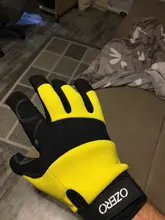 OZERO-guantes de trabajo mecánicos flexibles, Extra Grip Unisex, protección de seguridad para soldadura, jardín, motocicletas deportivas, 9022