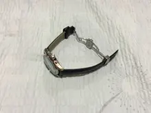 Correa de reloj con patrón de bambú, correa de reloj de cuero genuino con hebilla de mariposa de doble presión, accesorios de relojes de 12-24mm