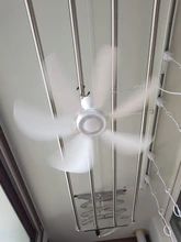 6 Leaves USB Ceiling Fan Air Cooler Hanging Tent Fans for Camping Bed Dormitory G8TC