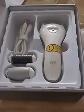 PRITECH-pies eléctricos 1138, removedores de callos, Lima de pies recargable con 3 cabezales de molienda, herramienta impermeable para el cuidado de los pies