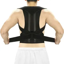 Aptoco-corrector postural de espalda ajustable, corrector de postura para clavícula y espalda, entrenador corregir espalda encorvada