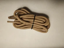 Cordones de zapato sólidos redondos de poliéster de alta calidad, Cordones redondos clásicos, botas, YD-1 de cuerda, 1 par