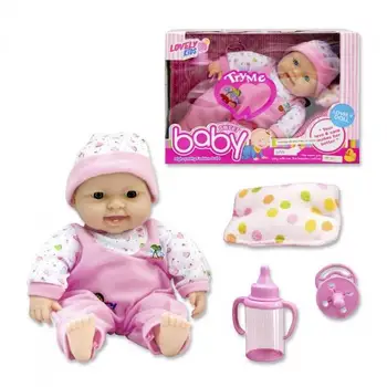 

Baby Doll 30 Cm with toy sounds articles created Manual