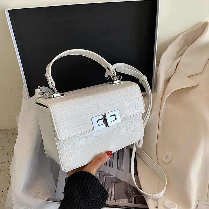 

Stone pattern pu leather shoulder bag female designer small handbag chain shoulder bag mini wallet handbag